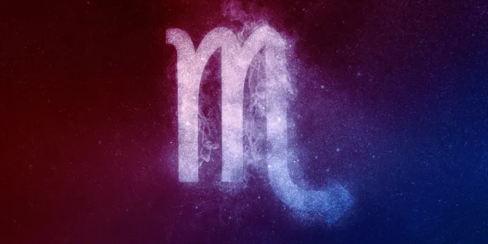 scorpio zodiac sign red blue abstract night sky background scorpio zodiac sign red blue abstract night sky background