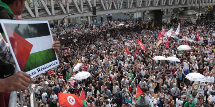 topshots france israël palestinians conflit gaza demo